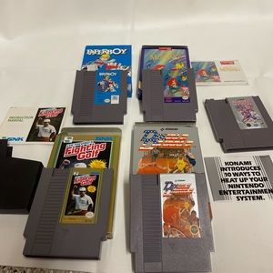 Nintendo games vintage mermaid baseball paper